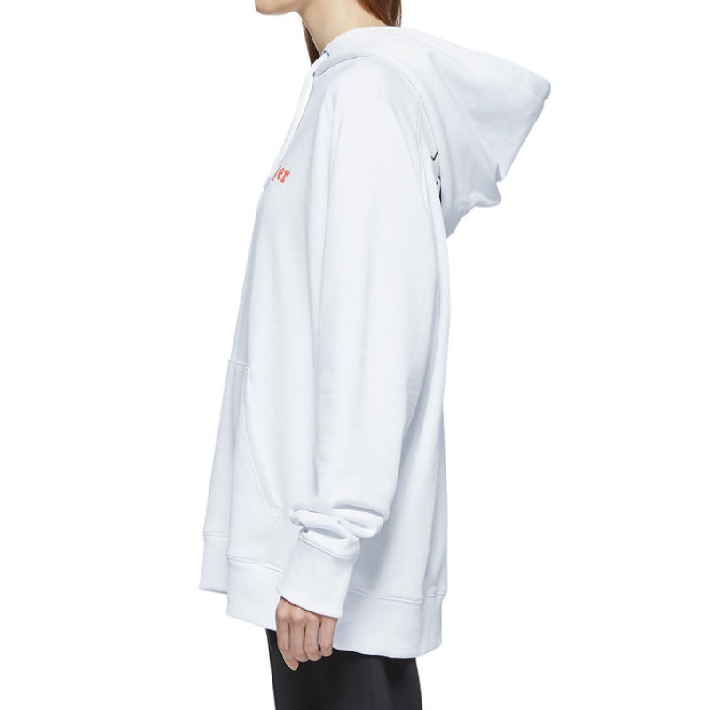 White Men's Onitsuka Tiger Sweat Hoodie Online India | I0X-0363