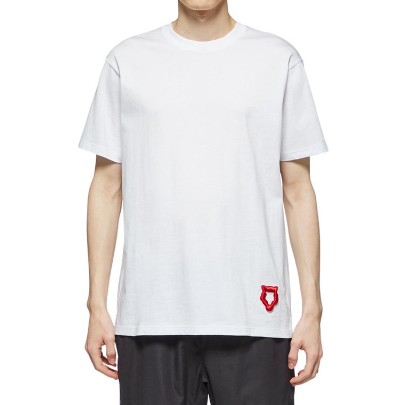 White Women's Onitsuka Tiger Graphic T Shirts Online India | H1O-8856