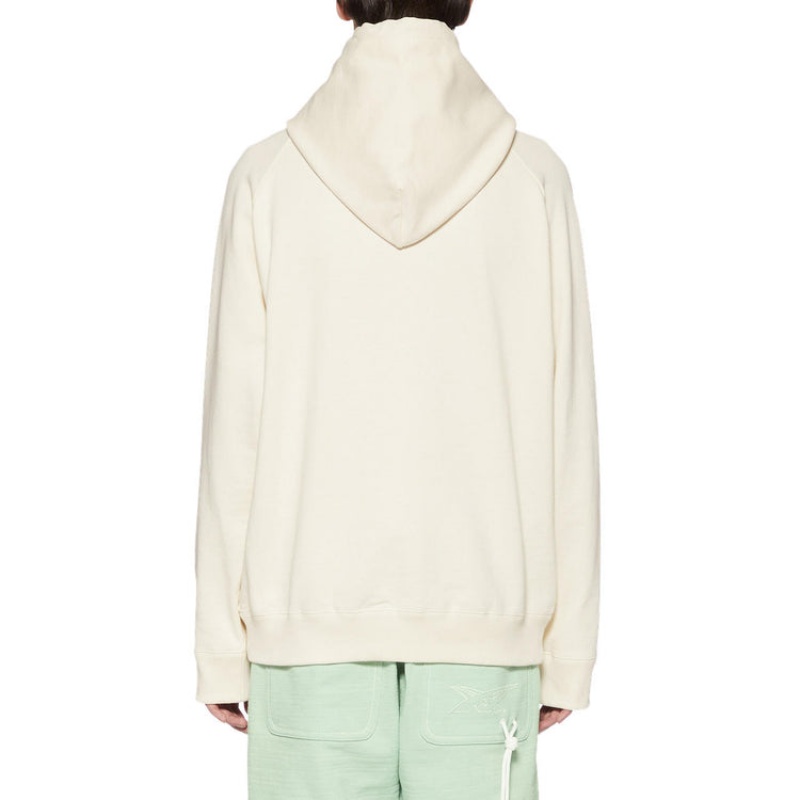 White Women's Onitsuka Tiger Sweat Hoodie Online India | A4D-3841