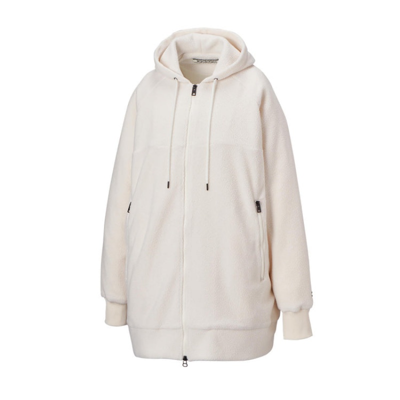 White Women's Onitsuka Tiger WS Blouson Jackets Online India | O0Z-4200