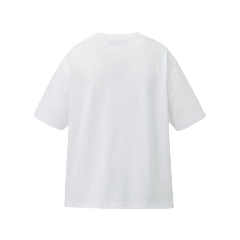 White Women's Onitsuka Tiger WS Graphic T Shirts Online India | Q0T-6010