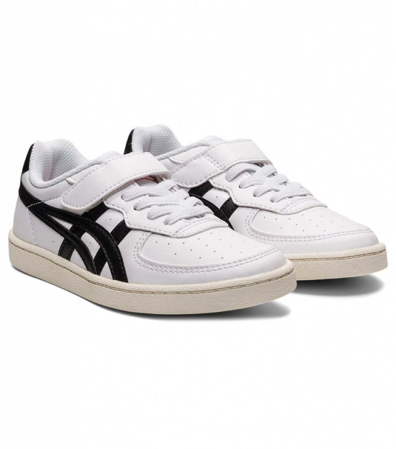 White / Black Kids' Onitsuka Tiger Gsm Online India | O3F-5727