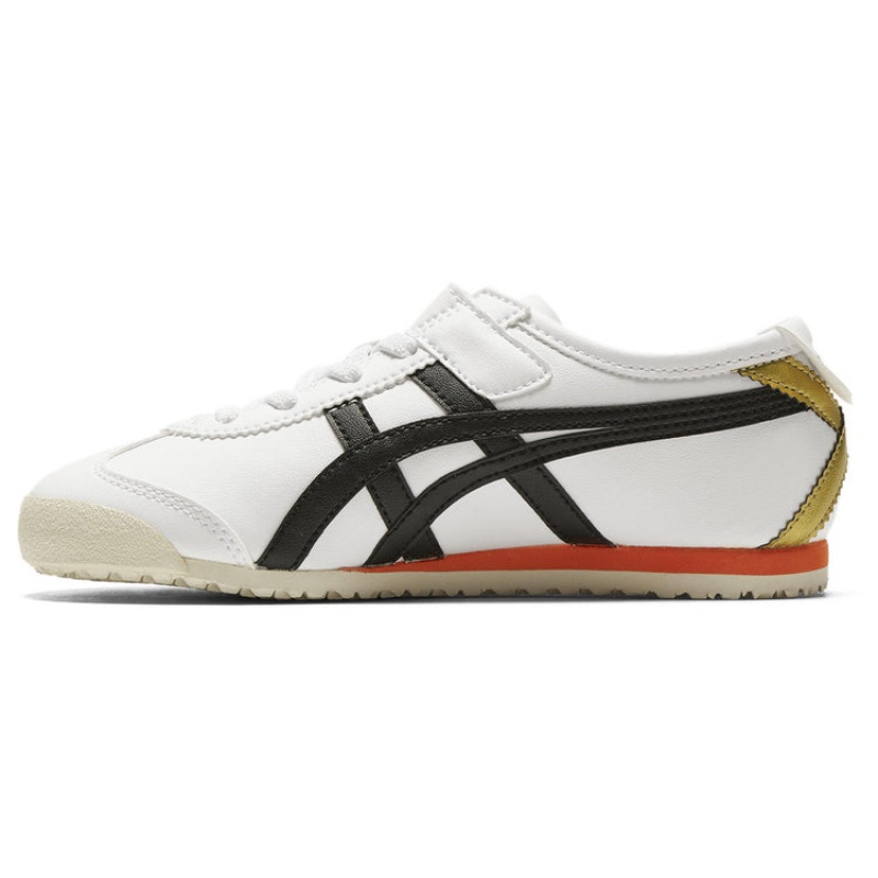 White / Black Kids' Onitsuka Tiger Mexico 66 Online India | A6Q-7167