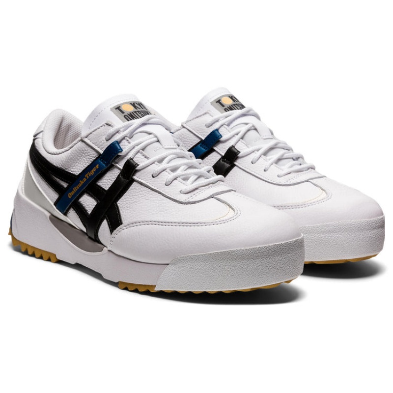 White / Black Men's Onitsuka Tiger Delegation Ex Online India | M4K-8854