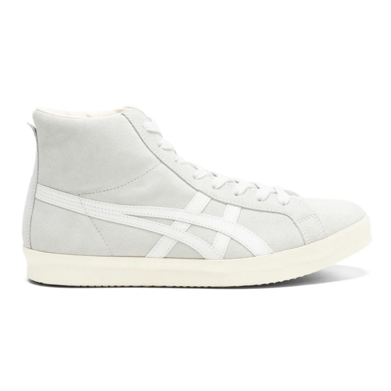 White / Black Men\'s Onitsuka Tiger Fabre Hi Nm Nippon Made Online India | L1M-0857