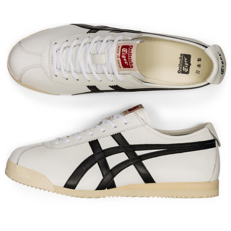 White / Black Men's Onitsuka Tiger Limber Up Nm Nippon Made Online India | Z6O-7397