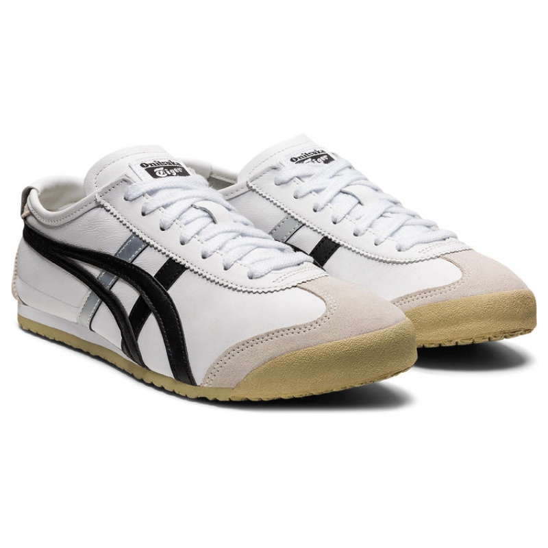 White / Black Men's Onitsuka Tiger Mexico 66 Online India | E0A-9401