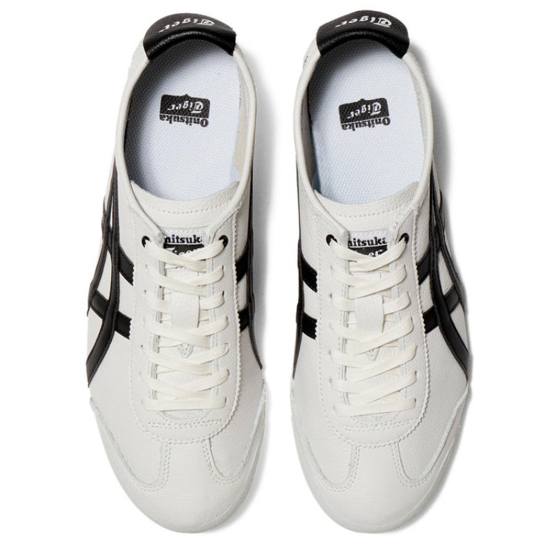 White / Black Men's Onitsuka Tiger Mexico 66 Online India | X9K-1869