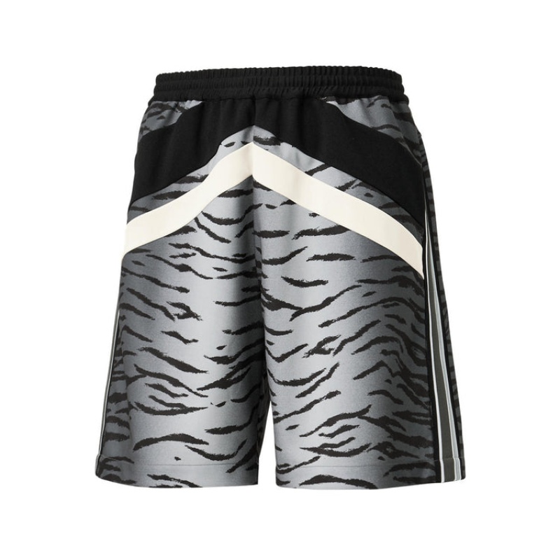 White / Black Men's Onitsuka Tiger Shorts Online India | O2H-4771