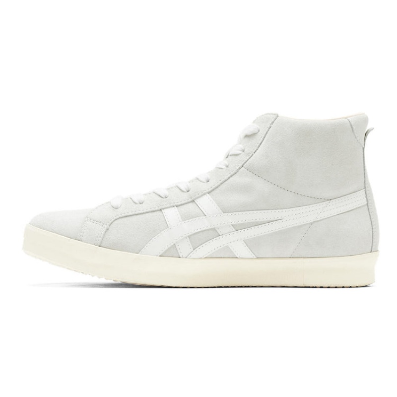 White / Black Women's Onitsuka Tiger Fabre Hi Nm Nippon Made Online India | Y8N-8802