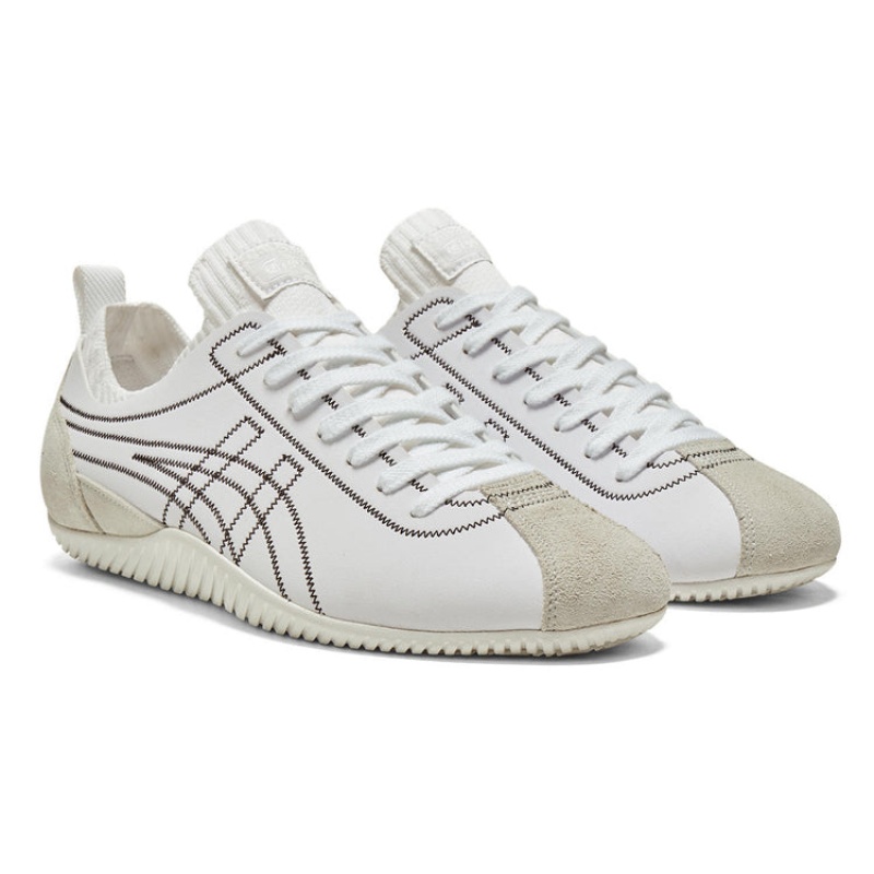 White / Black Women's Onitsuka Tiger Sclaw Sneakers Online India | N4T-2140