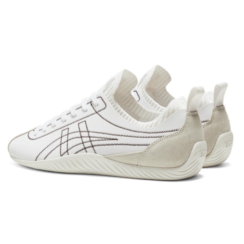 White / Black Women's Onitsuka Tiger Sclaw Sneakers Online India | N4T-2140