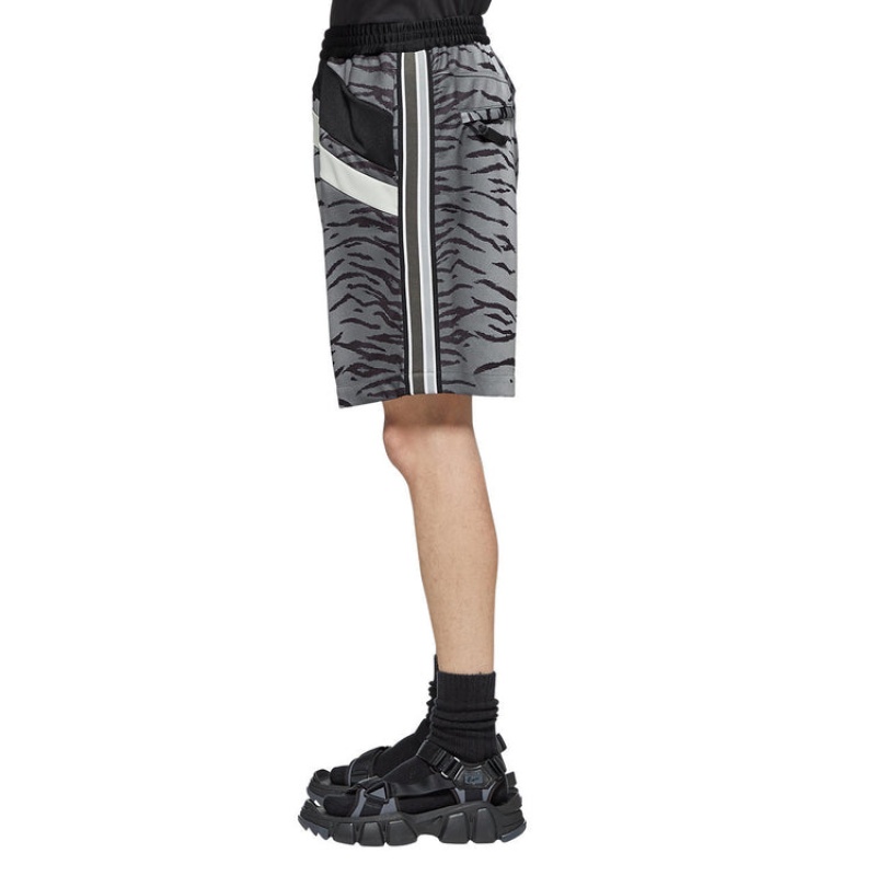 White / Black Women's Onitsuka Tiger Shorts Online India | Q8K-2717