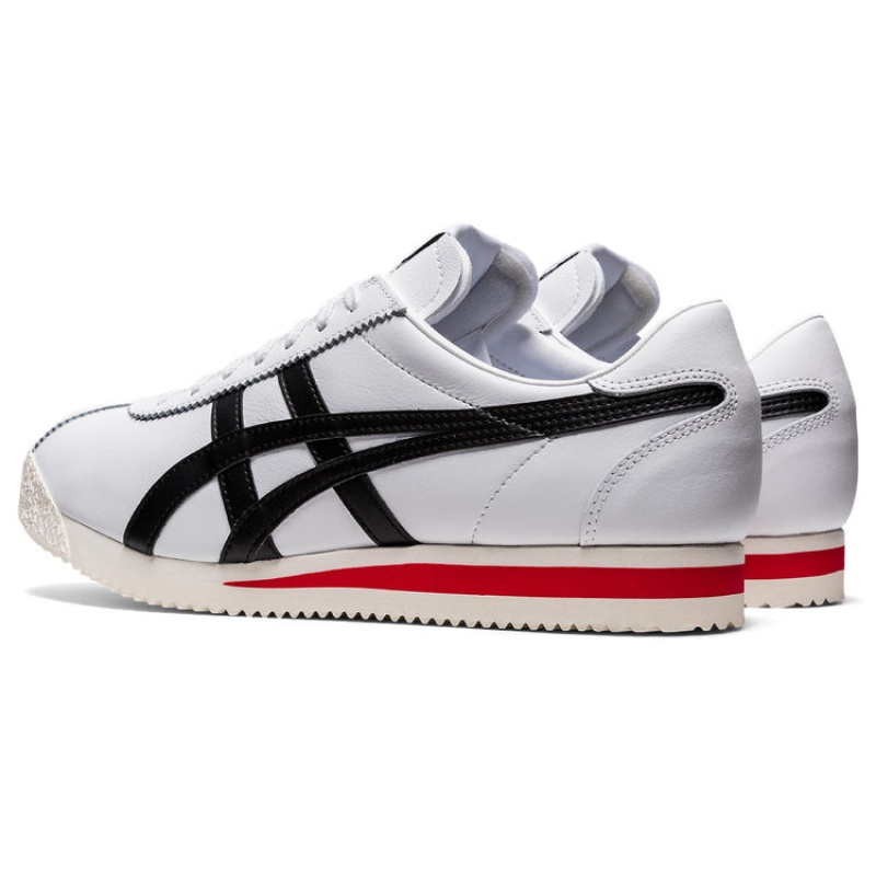 White / Black Women's Onitsuka Tiger Tiger Corsair Sneakers Online India | V8W-7755