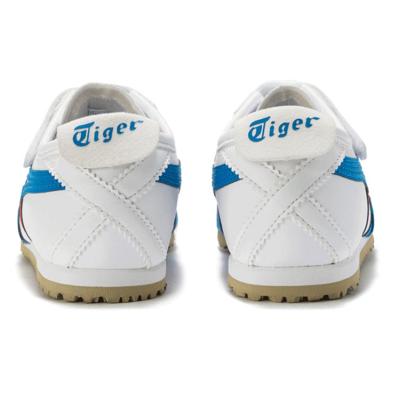 White / Blue Kids' Onitsuka Tiger Mexico 66 Online India | V5V-2989