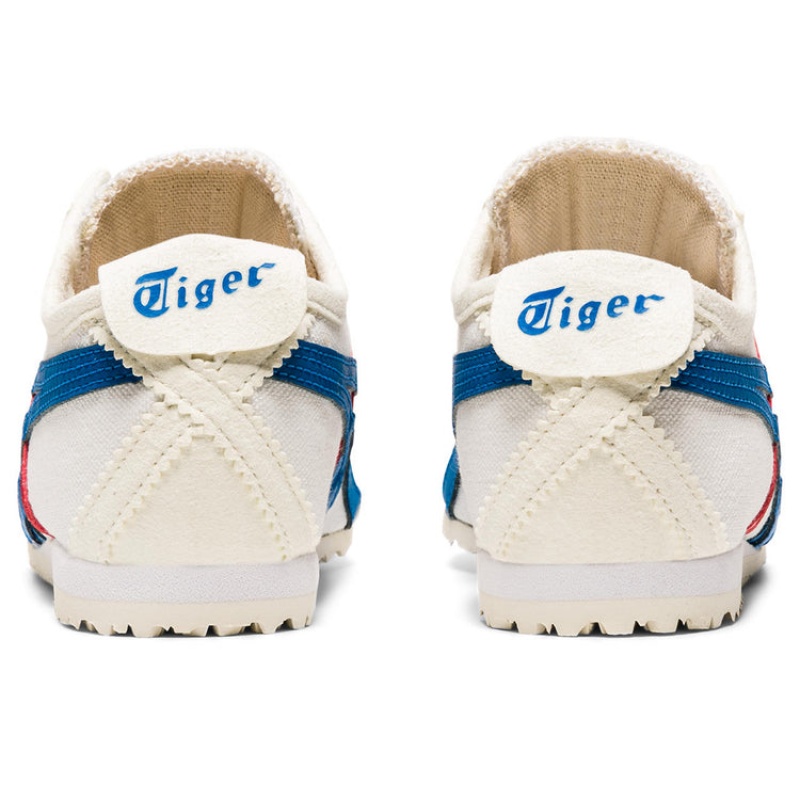 White / Blue Kids' Onitsuka Tiger Mexico 66 Slip-on Online India | I2G-1716