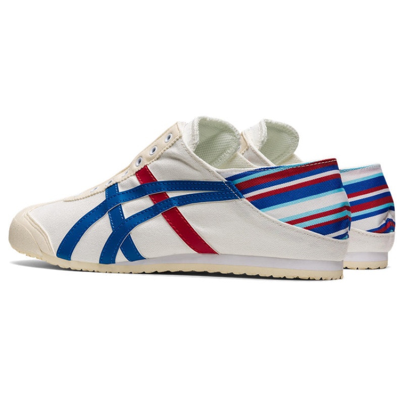 White / Blue Men's Onitsuka Tiger Mexico 66 Paraty Online India | K3D-2046