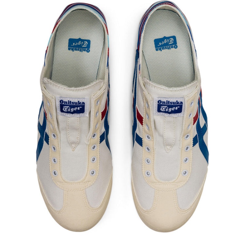 White / Blue Men's Onitsuka Tiger Mexico 66 Paraty Online India | K3D-2046