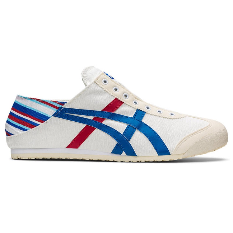 White / Blue Men\'s Onitsuka Tiger Mexico 66 Paraty Online India | K3D-2046