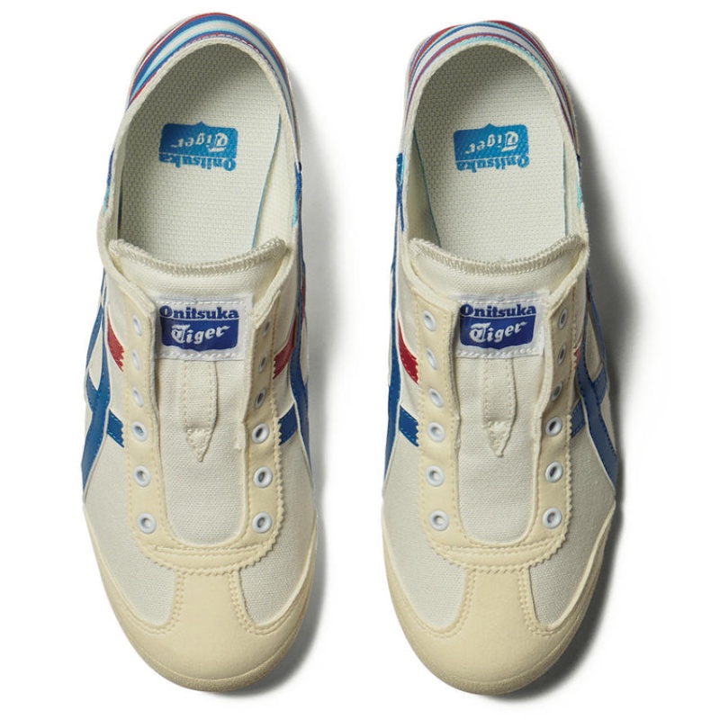 White / Blue Men's Onitsuka Tiger Mexico 66 Paraty Online India | G0L-5255