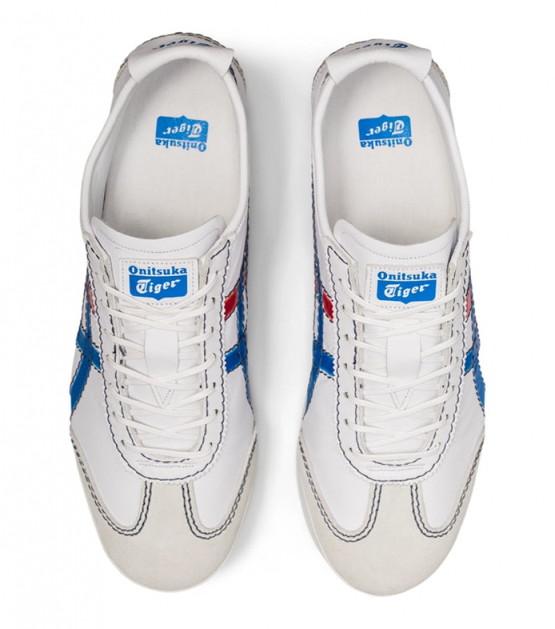 White / Blue Men's Onitsuka Tiger Pf Mexico 66 SD Online India | W7H-2179