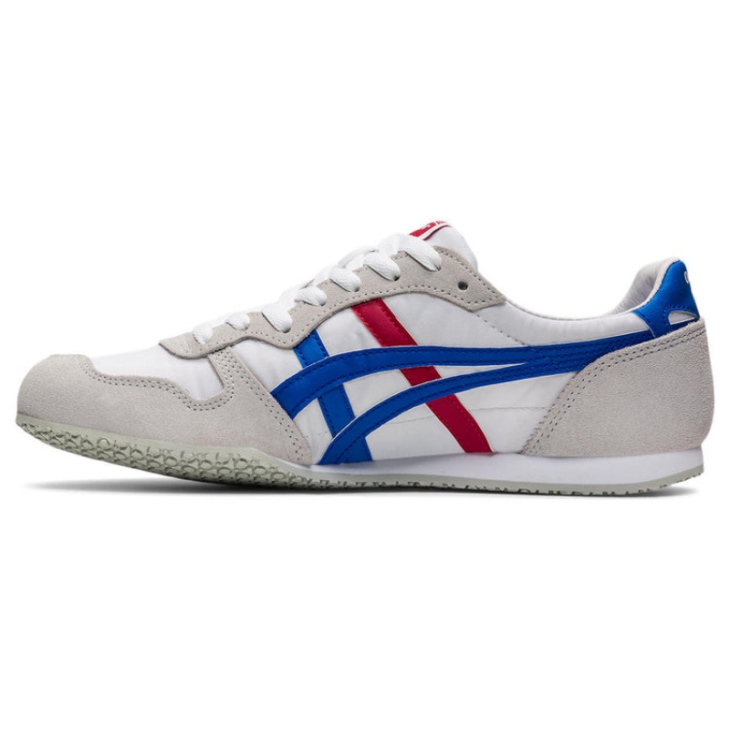 White / Blue Men's Onitsuka Tiger Serrano Online India | P8Q-9194