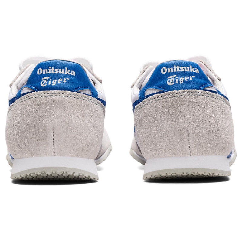 White / Blue Men's Onitsuka Tiger Serrano Online India | P8Q-9194