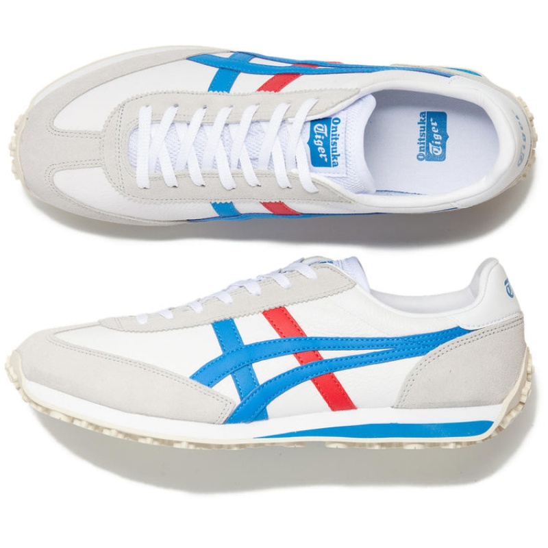 White / Blue Women's Onitsuka Tiger Edr 78 Sneakers Online India | J3M-1585