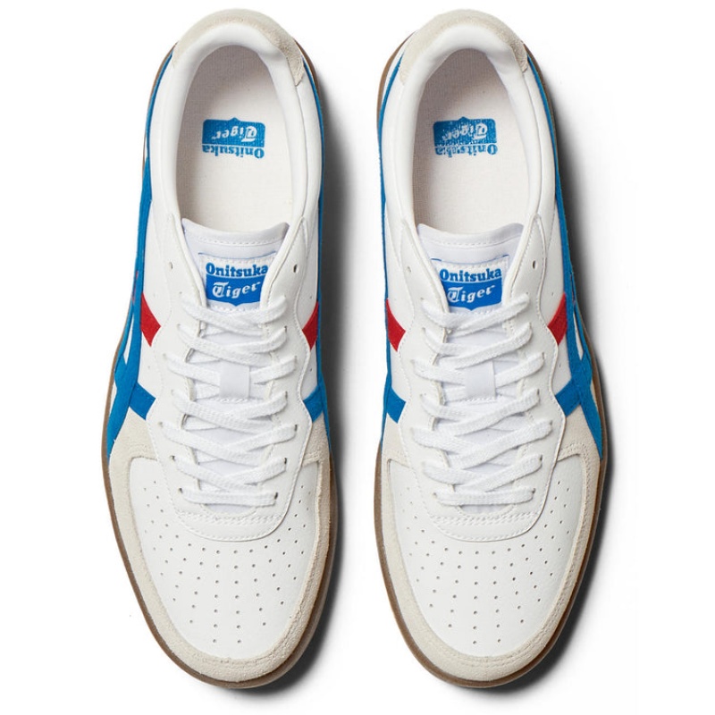 White / Blue Women's Onitsuka Tiger Gsm Sneakers Online India | H3E-8628