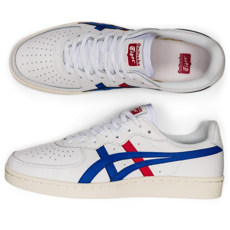 White / Blue Women's Onitsuka Tiger Gsm Sneakers Online India | Y8N-8587