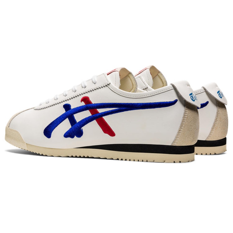 White / Blue Women's Onitsuka Tiger Limber Up Nm Nippon Made Online India | D2A-3463