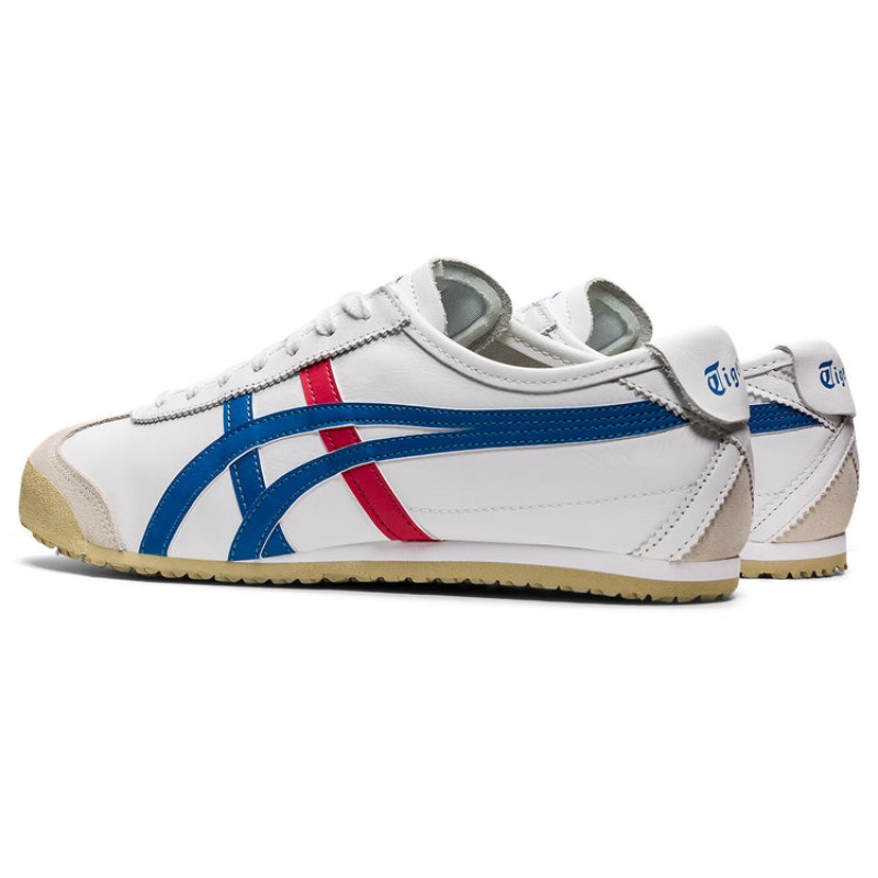 White / Blue Women's Onitsuka Tiger Mexico 66 Online India | B2P-8292