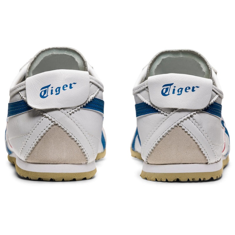 White / Blue Women's Onitsuka Tiger Mexico 66 Online India | B2P-8292