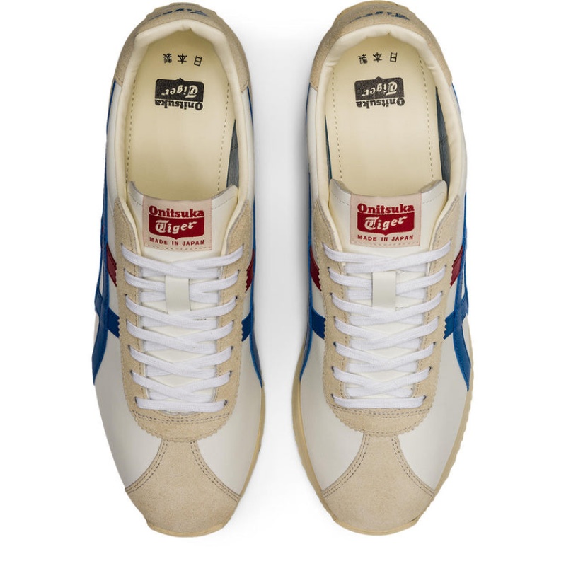 White / Blue Women's Onitsuka Tiger Moal 77 Nm Nippon Made Online India | N0U-1439