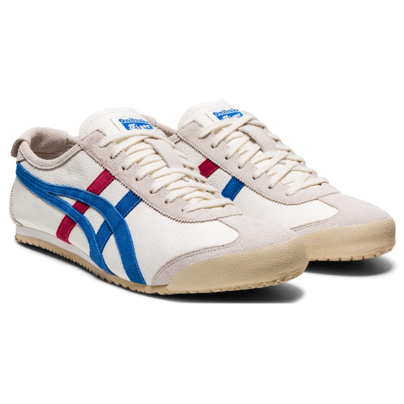 White / Blue Women's Onitsuka Tiger Vin Mexico 66 Online India | V5B-9476