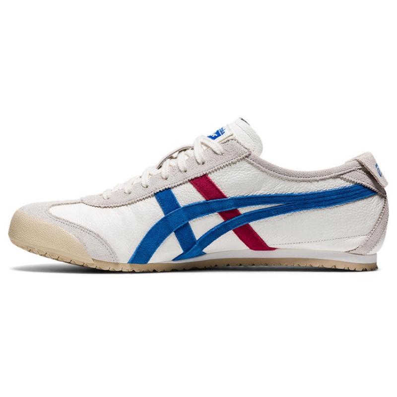 White / Blue Women's Onitsuka Tiger Vin Mexico 66 Online India | V5B-9476