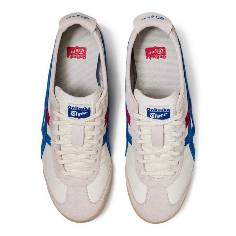 White / Blue Women's Onitsuka Tiger Vin Mexico 66 Online India | V5B-9476