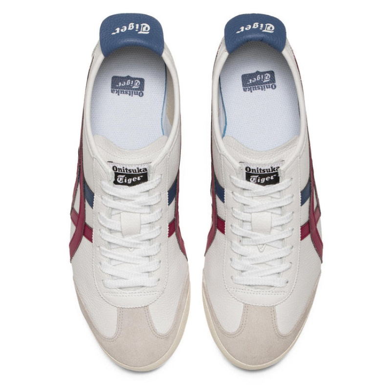 White / Cream Men's Onitsuka Tiger Mexico 66 Online India | Z6S-8569