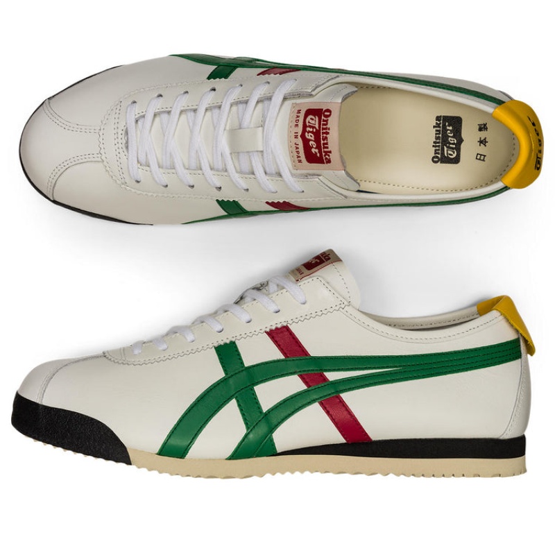 White / Green Men's Onitsuka Tiger Limber Up Nm Nippon Made Online India | H3P-4414