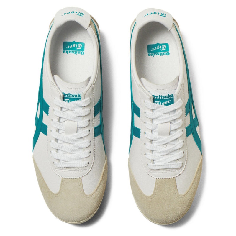 White / Green Men's Onitsuka Tiger Pf Mexico 66 SD Online India | R2O-3678