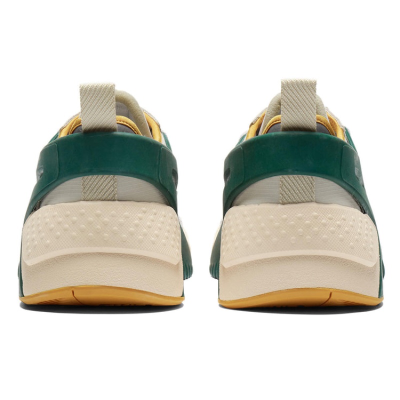 White / Green Women's Onitsuka Tiger Big Logo Trainer 2.0 Sneakers Online India | A2V-4394