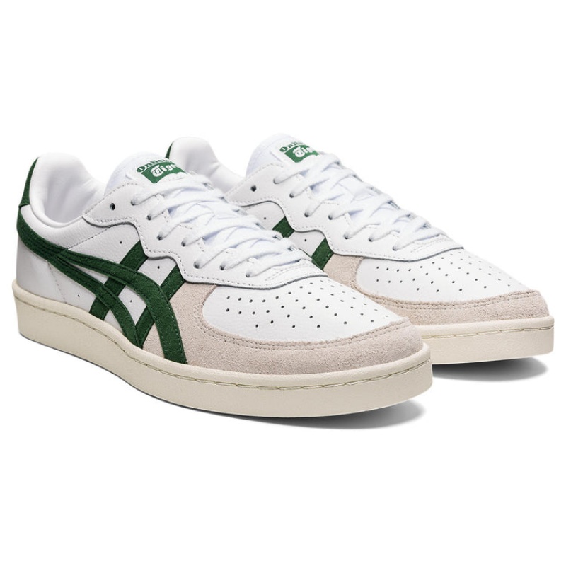 White / Green Women's Onitsuka Tiger Gsm Sneakers Online India | V0J-1808