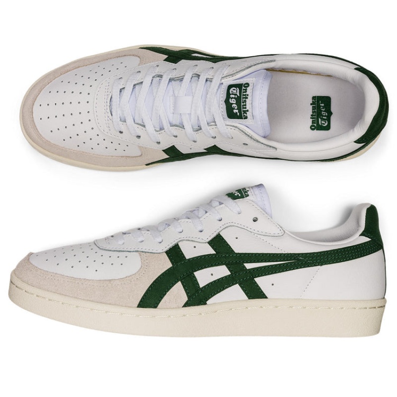 White / Green Women's Onitsuka Tiger Gsm Sneakers Online India | V0J-1808