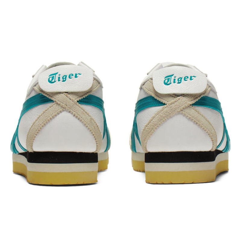 White / Green Women's Onitsuka Tiger Pf Mexico 66 SD Online India | I7B-3267