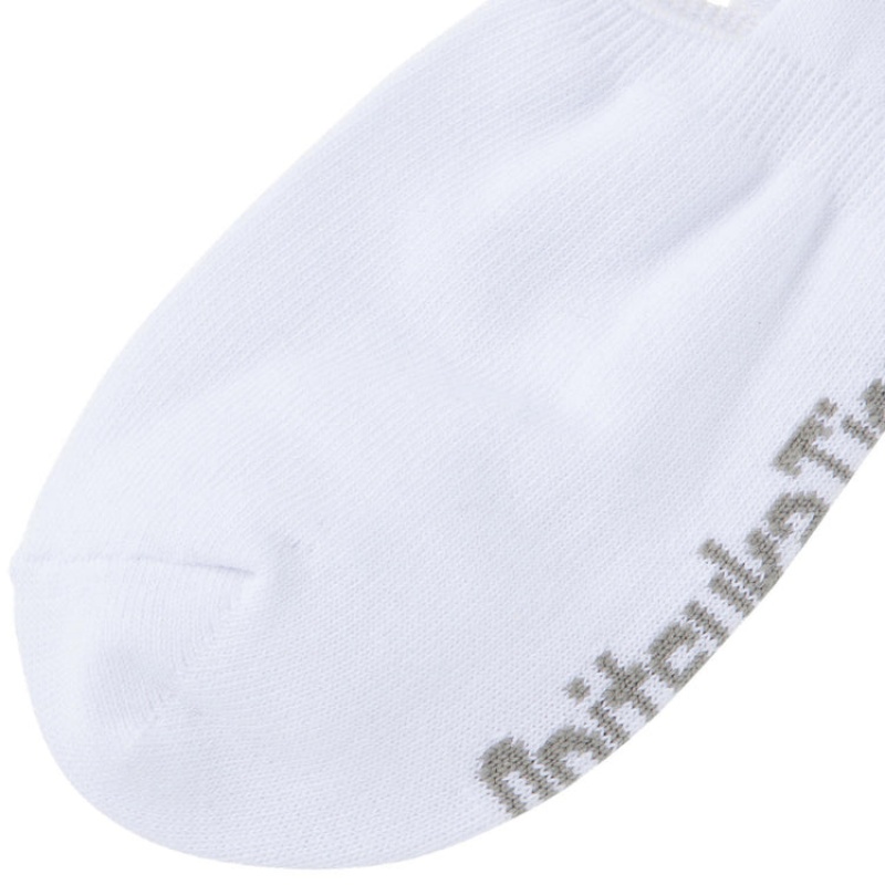 White / Grey Men's Onitsuka Tiger Invisible Socks Online India | U8D-2364