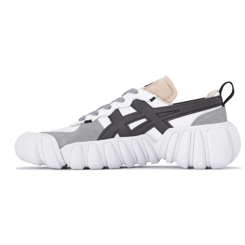 White / Grey Women's Onitsuka Tiger Dentigre Ls Sneakers Online India | N8P-4110