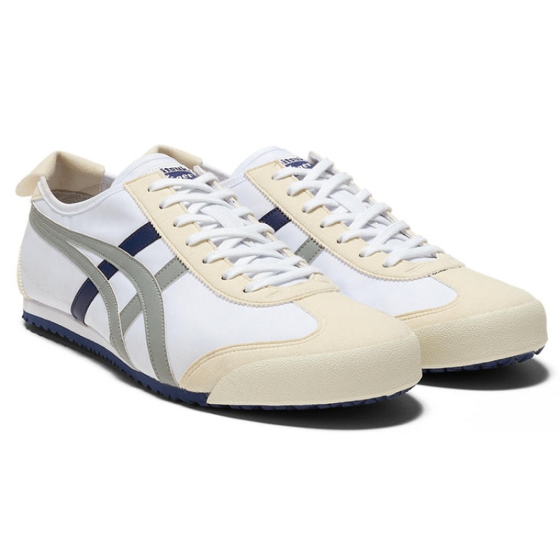 White / Grey Women's Onitsuka Tiger Mexico 66 Online India | R9Q-6571