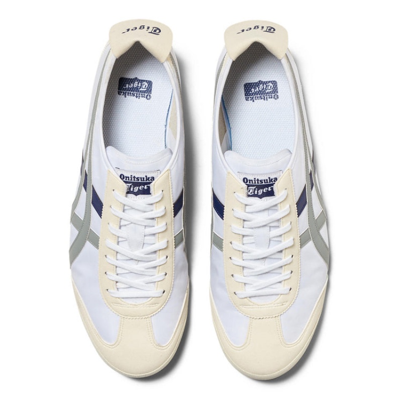 White / Grey Women's Onitsuka Tiger Mexico 66 Online India | R9Q-6571