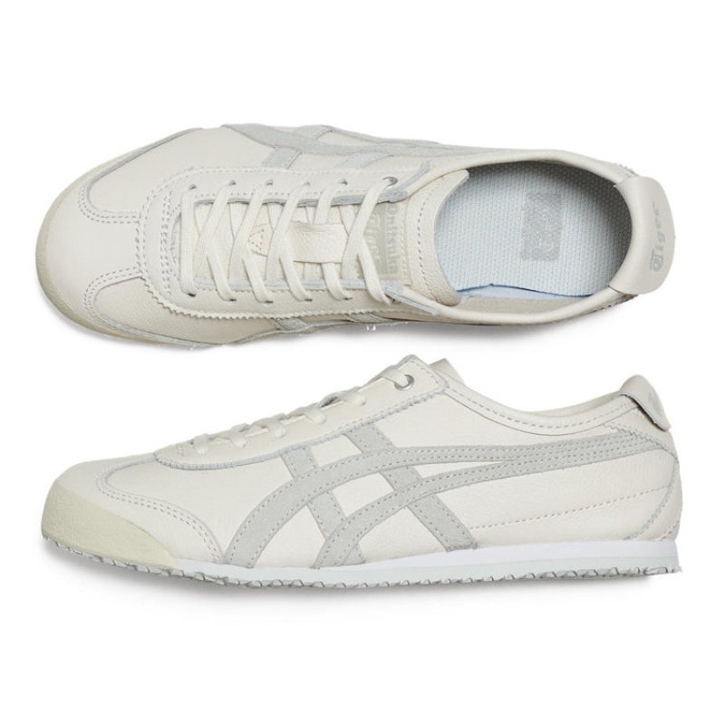 White / Light Beige Men's Onitsuka Tiger Mexico 66 Online India | U4D-5541