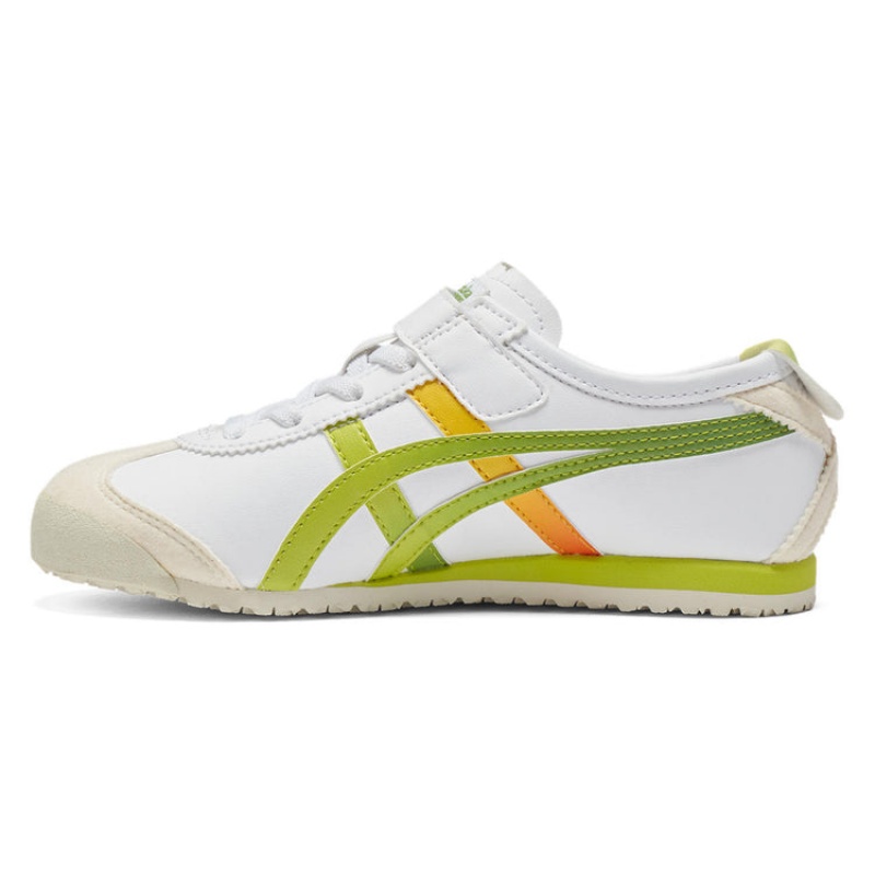 White / Light Green Kids' Onitsuka Tiger Mexico 66 Online India | U4H-7000